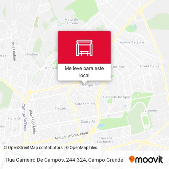 Rua Carneiro De Campos, 244-324 mapa