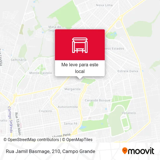 Rua Jamil Basmage, 210 mapa