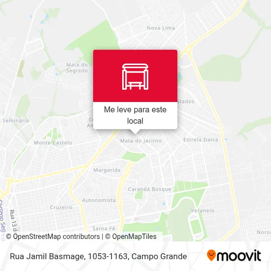 Rua Jamil Basmage, 1053-1163 mapa