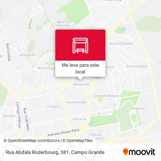 Rua Abdala Roderbourg, 381 mapa
