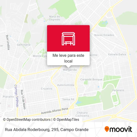Rua Abdala Roderbourg, 295 mapa