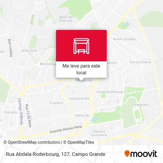 Rua Abdala Roderbourg, 127 mapa