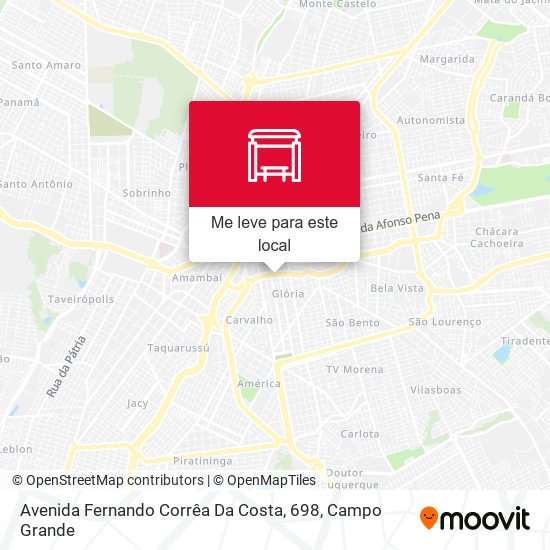 Avenida Fernando Corrêa Da Costa, 698 mapa
