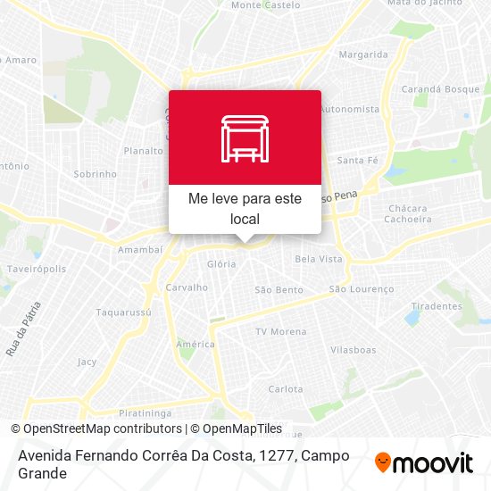 Avenida Fernando Corrêa Da Costa, 1277 mapa