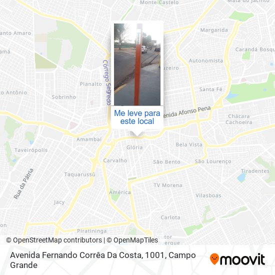 Avenida Fernando Corrêa Da Costa, 1001 mapa