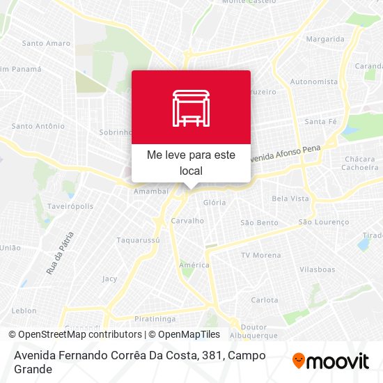 Avenida Fernando Corrêa Da Costa, 381 mapa