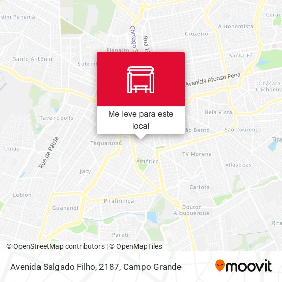 Avenida Salgado Filho, 2187 mapa