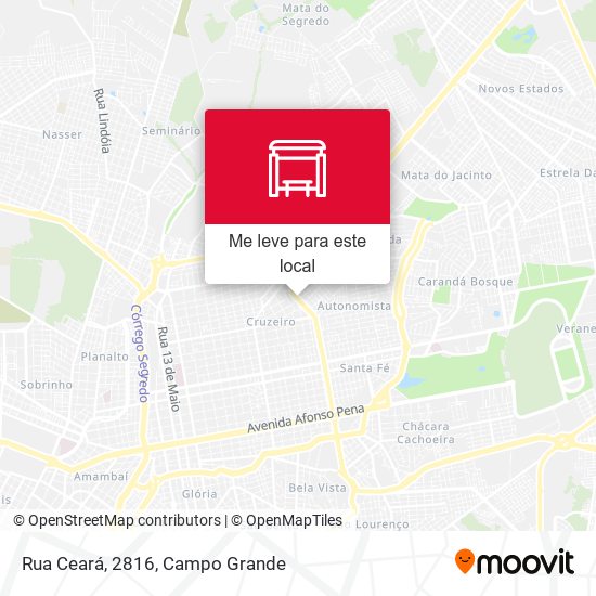 Rua Ceará, 2816 mapa