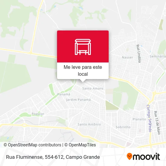 Rua Fluminense, 554-612 mapa