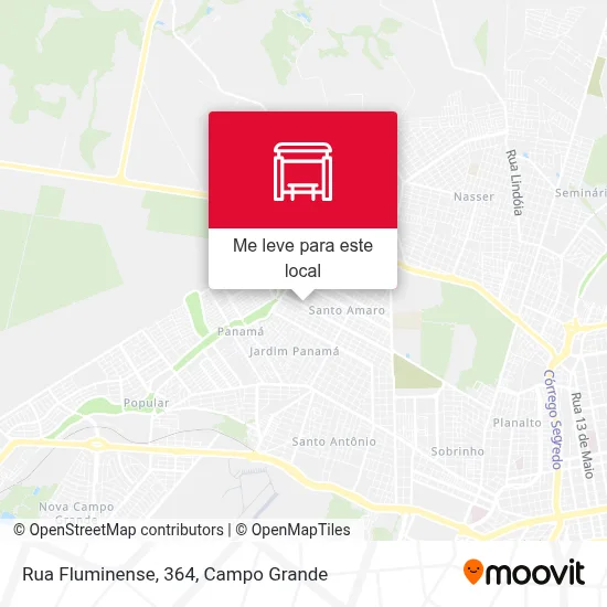 Rua Fluminense, 364 mapa