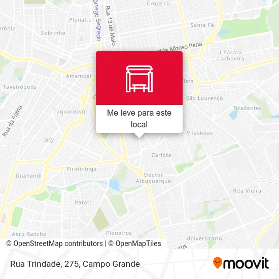 Rua Trindade, 275 mapa