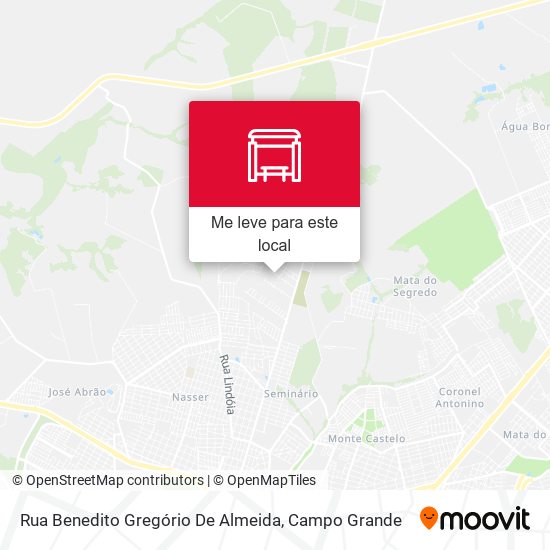 Rua Benedito Gregório De Almeida mapa