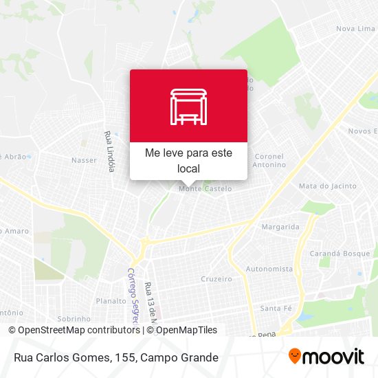 Rua Carlos Gomes, 155 mapa