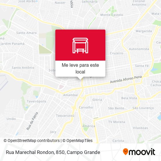 Rua Marechal Rondon, 850 mapa