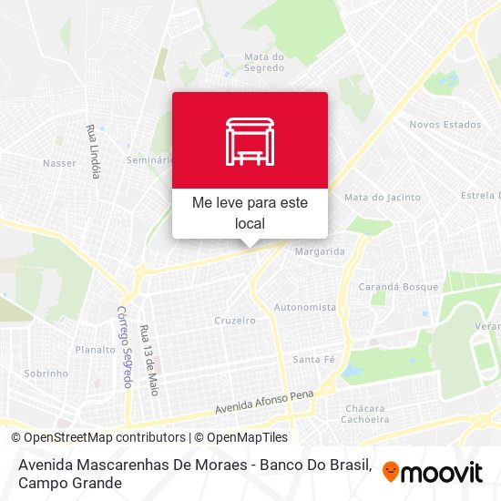 Avenida Mascarenhas De Moraes - Banco Do Brasil mapa