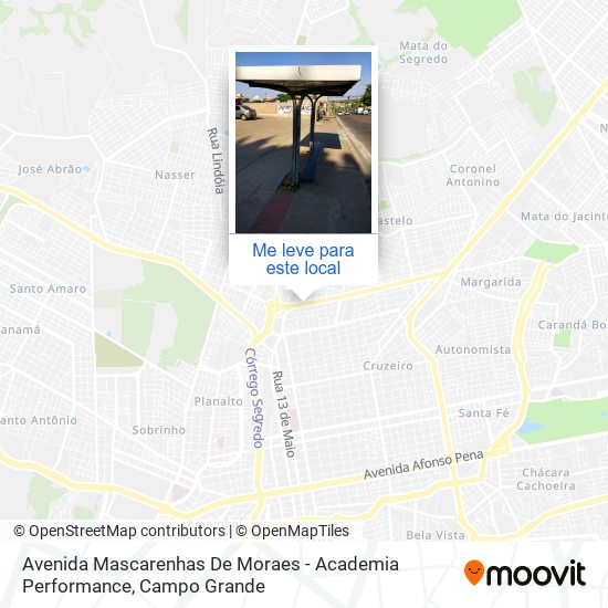 Avenida Mascarenhas De Moraes - Academia Performance mapa