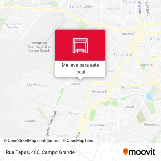Rua Tapes, 406 mapa