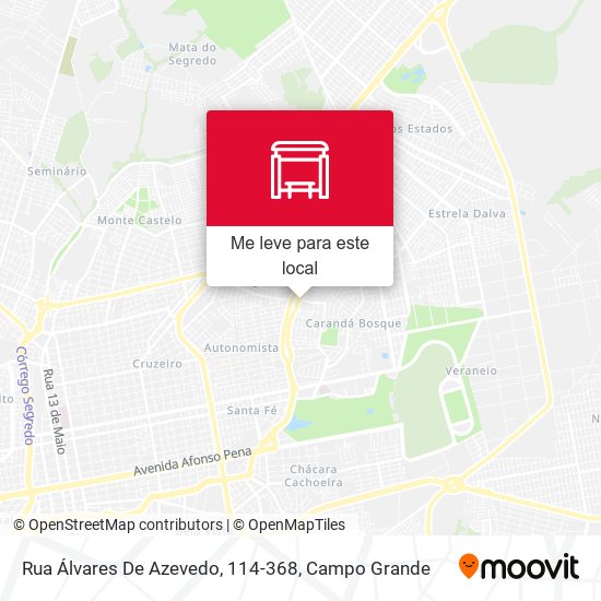 Rua Álvares De Azevedo, 114-368 mapa