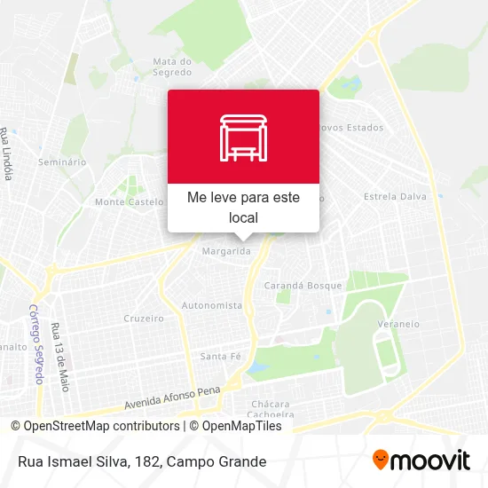 Rua Ismael Silva, 182 mapa