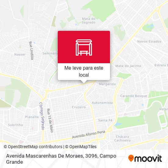 Avenida Mascarenhas De Moraes, 3096 mapa