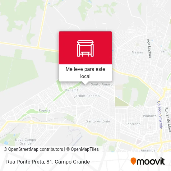 Rua Ponte Preta, 81 mapa