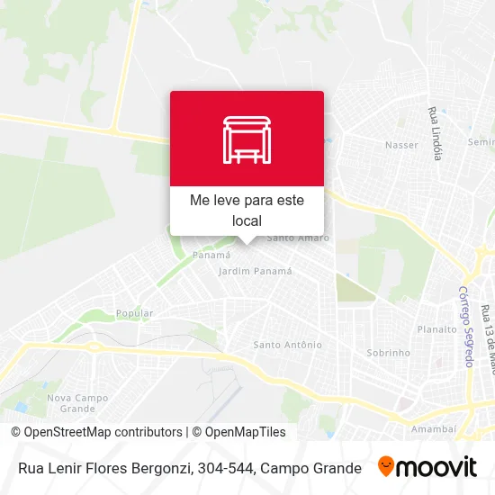 Rua Lenir Flores Bergonzi, 304-544 mapa