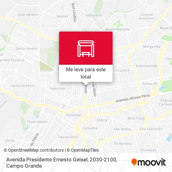 Avenida Presidente Ernesto Geisel, 2030-2100 mapa
