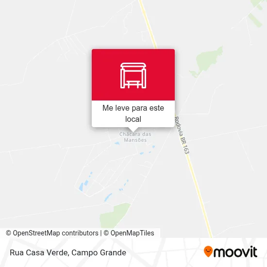 Rua Casa Verde mapa