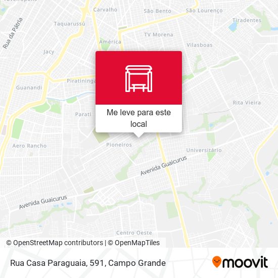 Rua Casa Paraguaia, 591 mapa