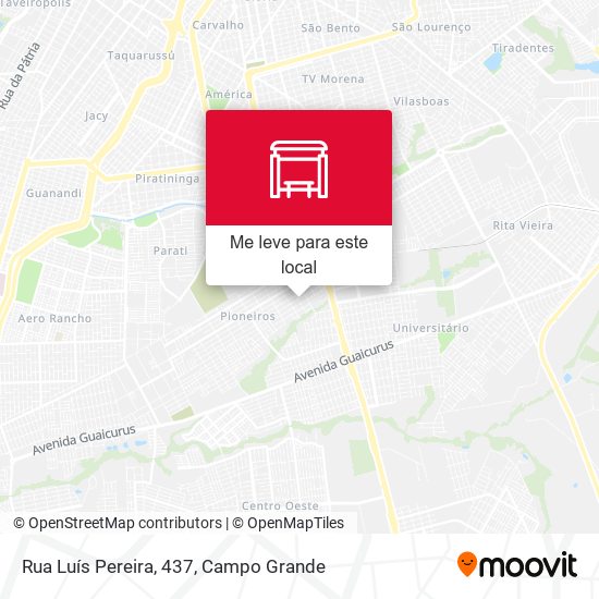 Rua Luís Pereira, 437 mapa