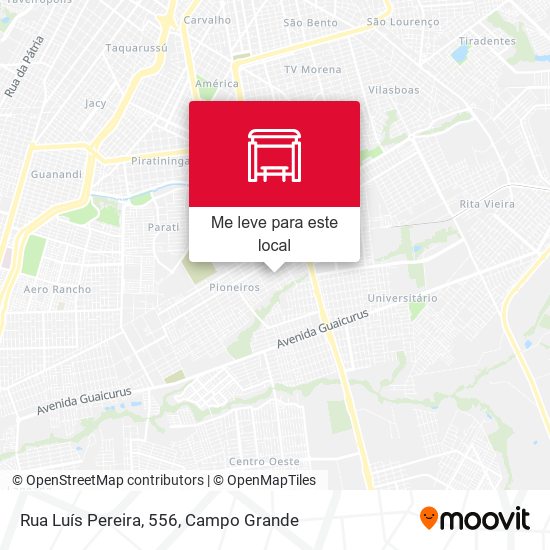Rua Luís Pereira, 556 mapa