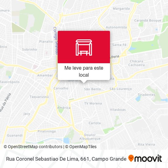 Rua Coronel Sebastiao De Lima, 661 mapa