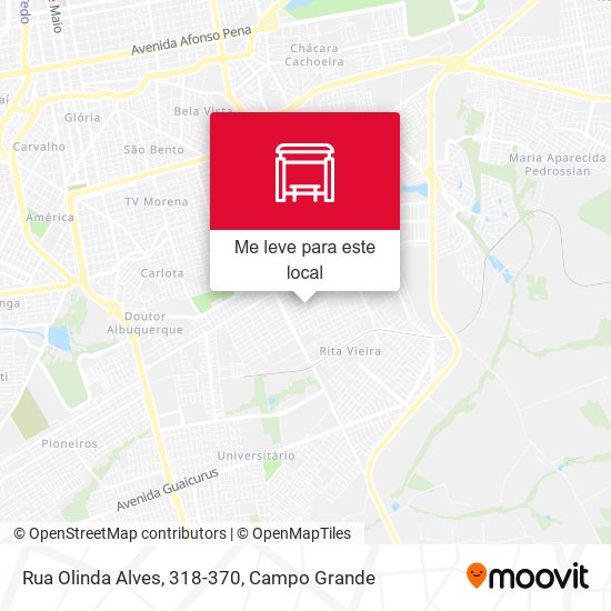 Rua Olinda Alves, 318-370 mapa