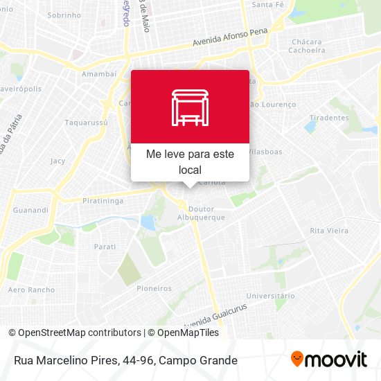 Rua Marcelino Pires, 44-96 mapa