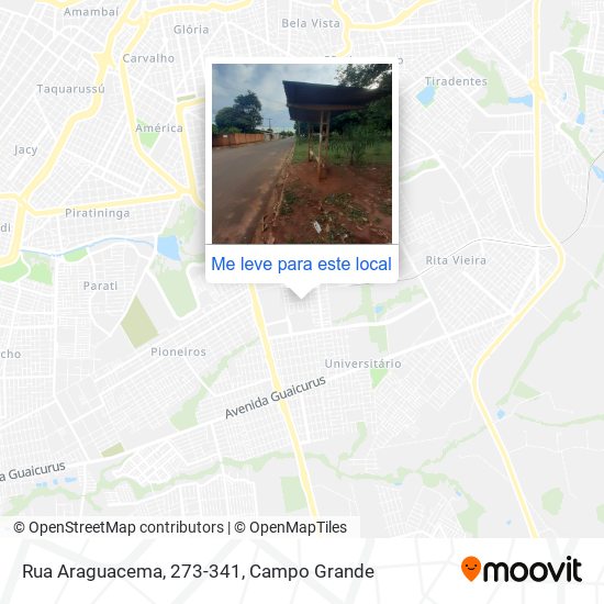 Rua Araguacema, 273-341 mapa