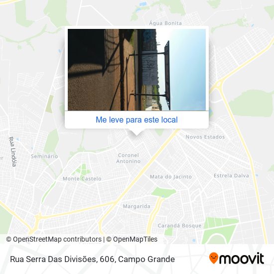 Rua Serra Das Divisões, 606 mapa
