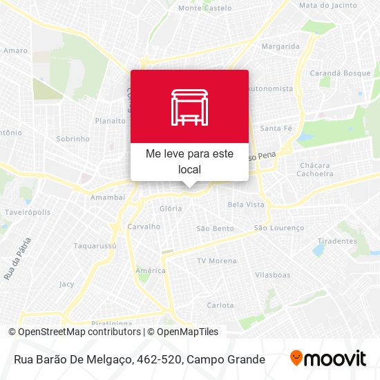 Rua Barão De Melgaço, 462-520 mapa