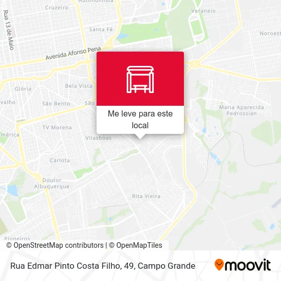 Rua Edmar Pinto Costa Filho, 49 mapa