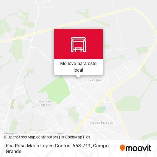 Rua Rosa Maria Lopes Contos, 663-711 mapa