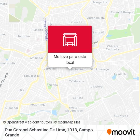 Rua Coronel Sebastiao De Lima, 1013 mapa