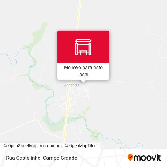 Rua Castelinho mapa