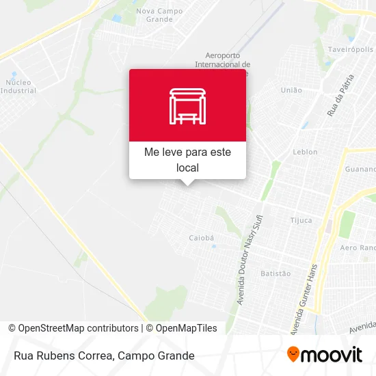 Rua Rubens Correa mapa