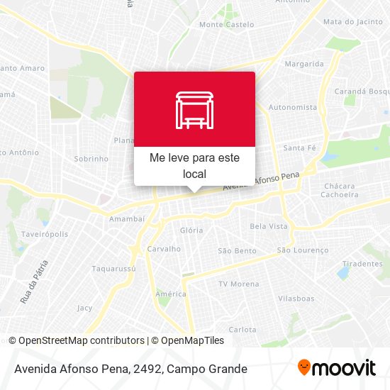 Avenida Afonso Pena, 2492 mapa