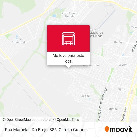 Rua Marcelas Do Brejo, 386 mapa