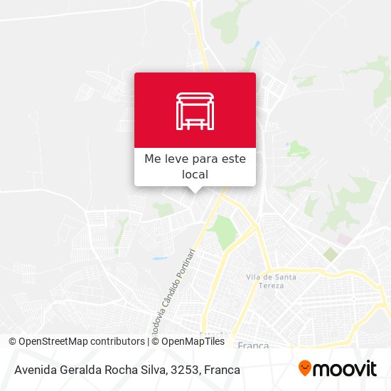 Avenida Geralda Rocha Silva, 3253 mapa