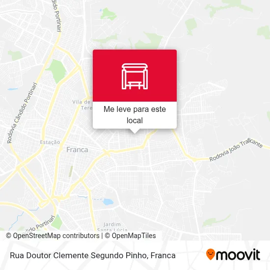 Rua Doutor Clemente Segundo Pinho mapa