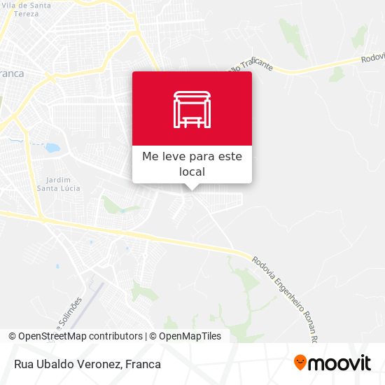 Rua Ubaldo Veronez mapa