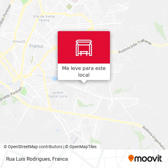 Rua Luís Rodrigues mapa