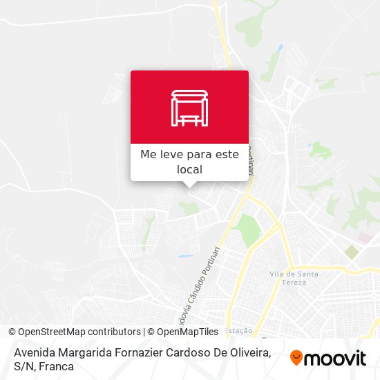 Avenida Margarida Fornazier Cardoso De Oliveira, S / N mapa