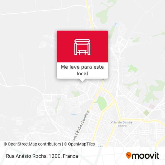 Rua Anésio Rocha, 1200 mapa